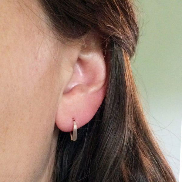 1/2" Rose Gold Open Hoops
