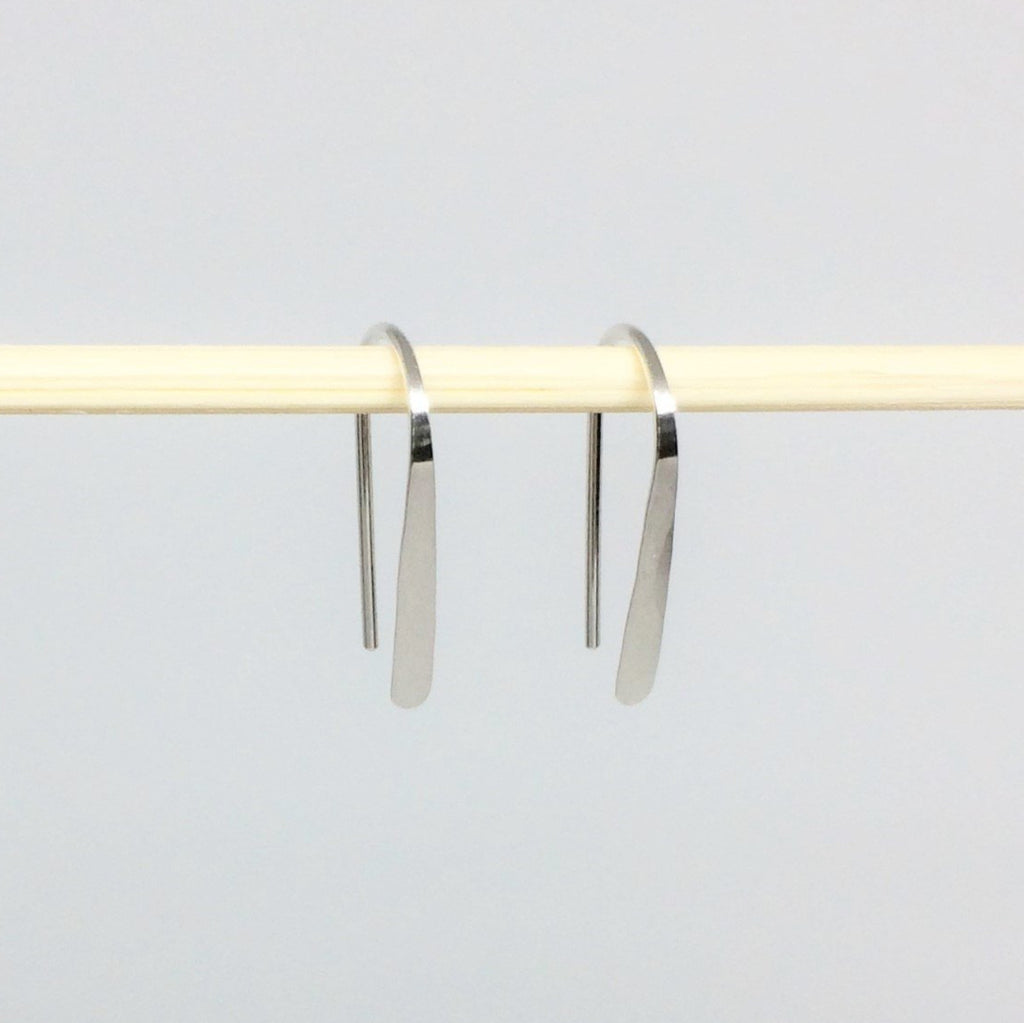 3/4" Sterling Silver Open Hoops
