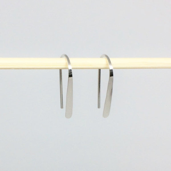 3/4" Sterling Silver Open Hoops