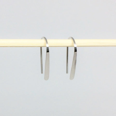 3/4" Sterling Silver Open Hoops