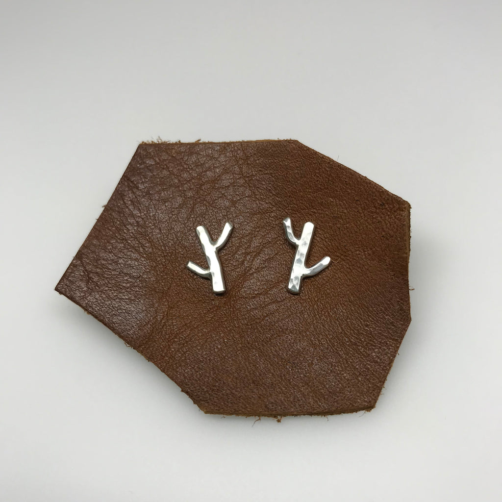 Twig Stud - Double Branch