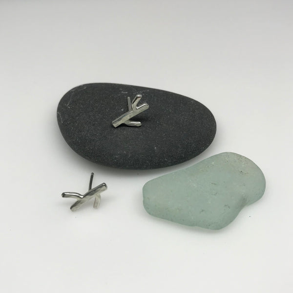 Twig Stud - Double Branch