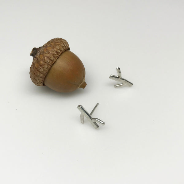 Twig Stud - Double Branch