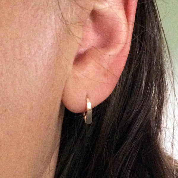 1/2" Gold Open Hoops