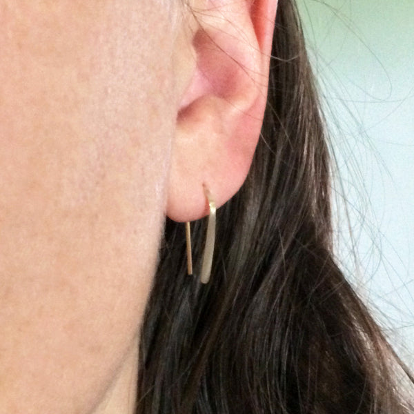 3/4" Gold Open Hoops