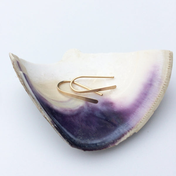 3/4 Inch 14k Gold Open Hoops