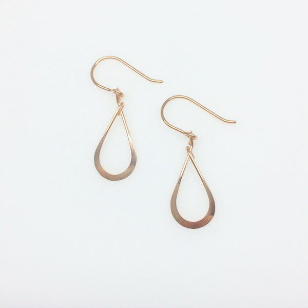 Small Gold Teardrop Earring