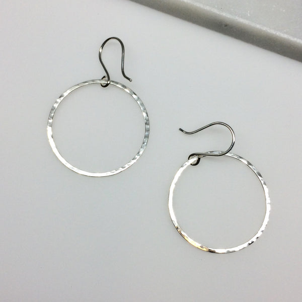 Medium Circle Drop Hoops