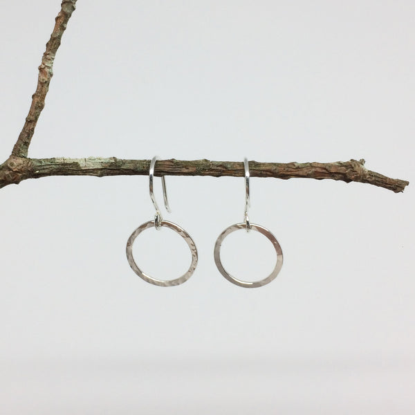 Small Circle Drop Hoops