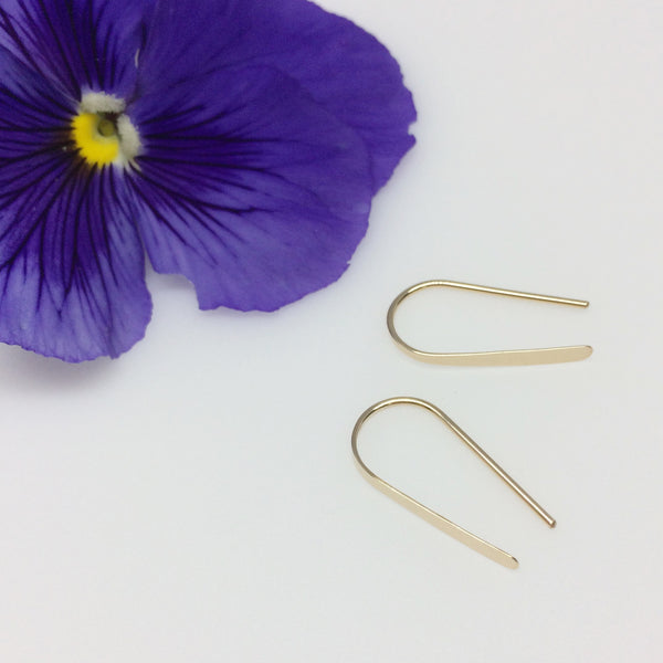3/4" Gold Open Hoops