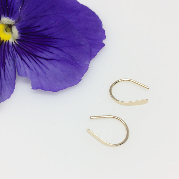 1/2" Gold Open Hoops