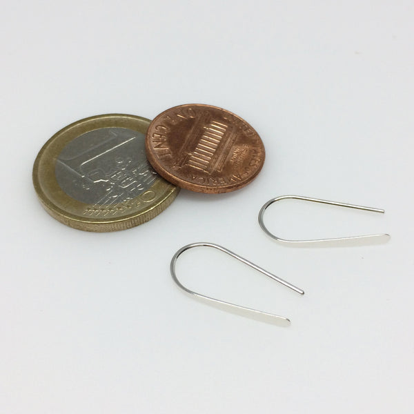3/4" Sterling Silver Open Hoops