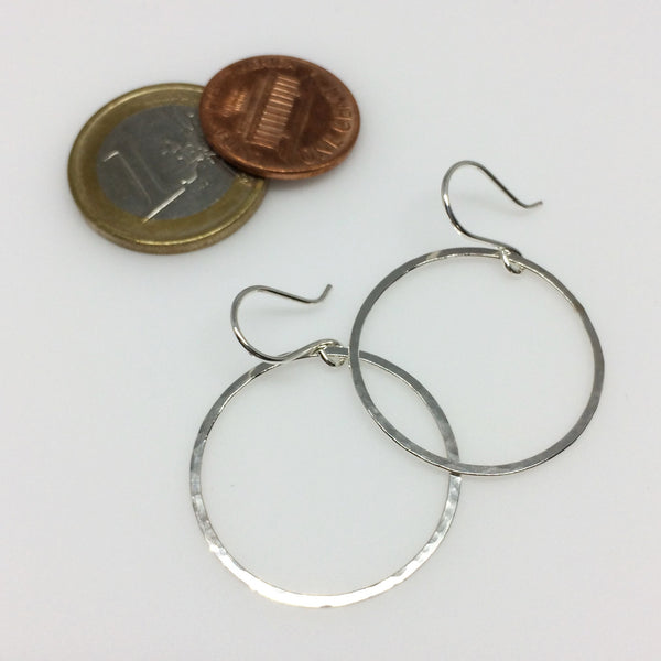 Medium Circle Drop Hoops