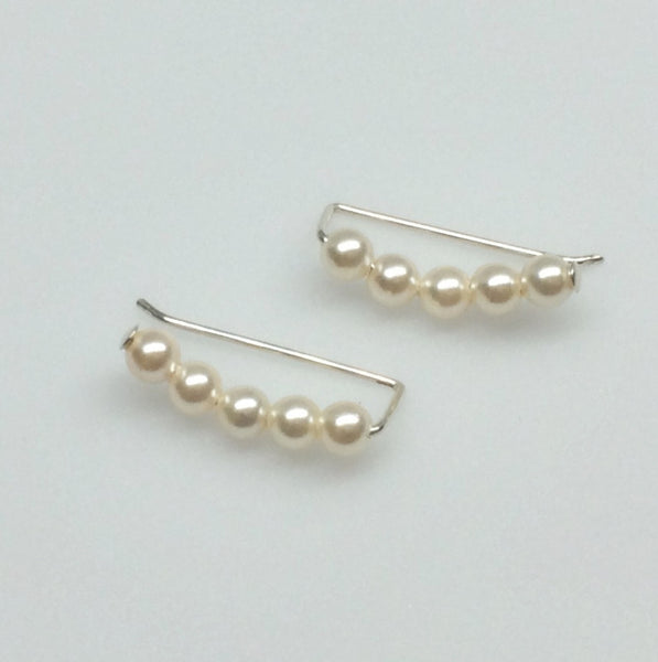 Ivory Pearl Sweep Ear Climber