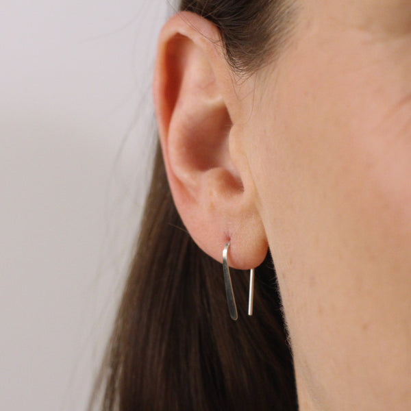 3/4" Sterling Silver Open Hoops