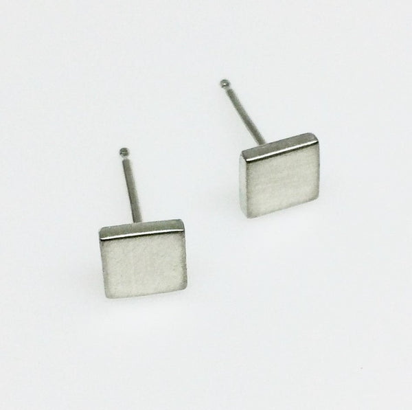 Square Studs - Squirrel's Nest Jewelry - 1