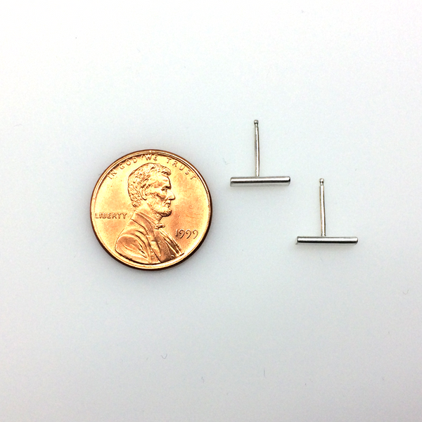 Bar Studs - Squirrel's Nest Jewelry - 4